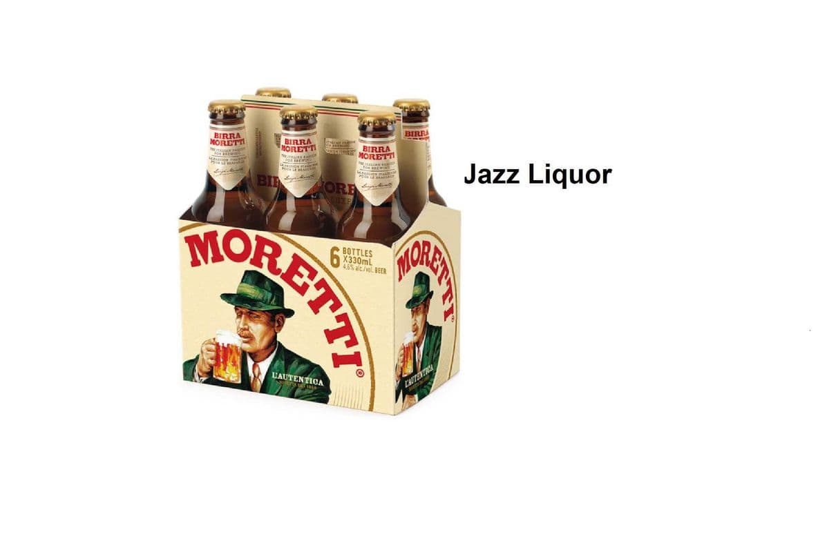 BIRRA MORETTI 6 BOTTLES (1 x 6x330ML)