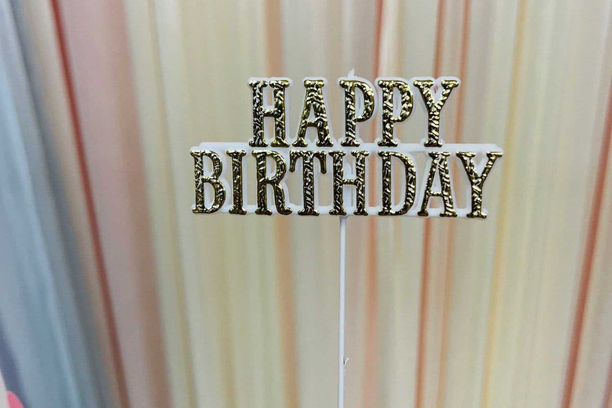 Happy Birthday Sign (Small)