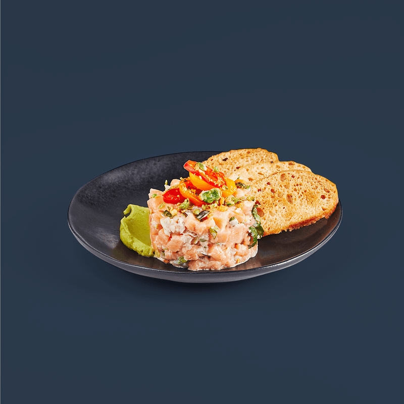 30 Bouchées Tartare Saumon Mexicain / 30 Bites Mexican Salmon Tartare