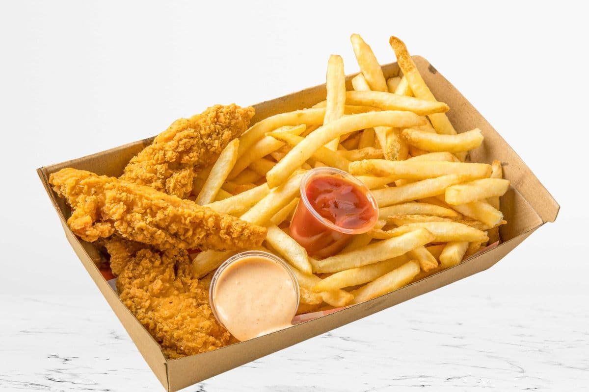 Three Pieces Chicken Tenders with Fries