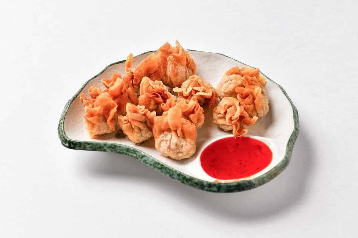 3. Deep-Fried Wontons with Sweet-and-Sour Sauce (12 pcs)