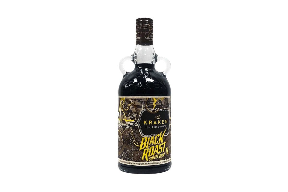 The Kraken Black Roast Coffee Rum 750Ml (1 x 750 ml)