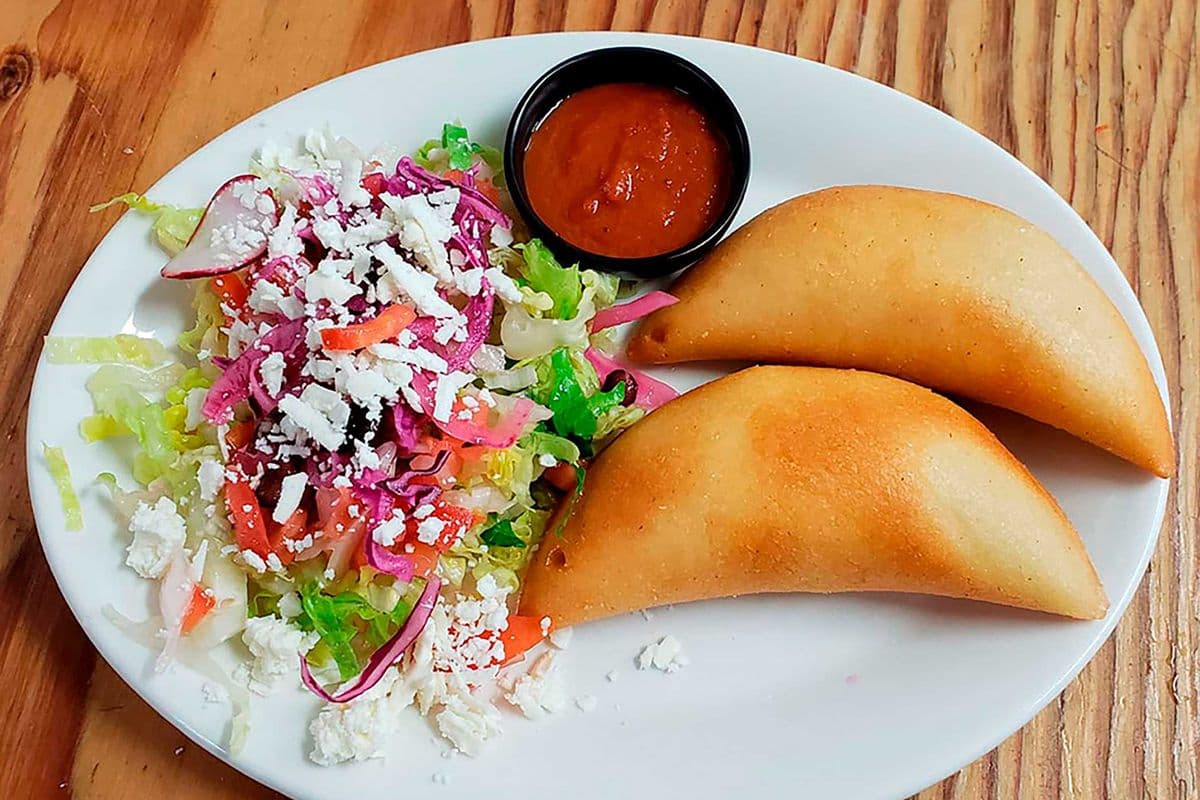 * 2 Veggie Empanadas + Salad