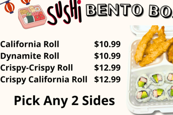 California Roll Bento Box