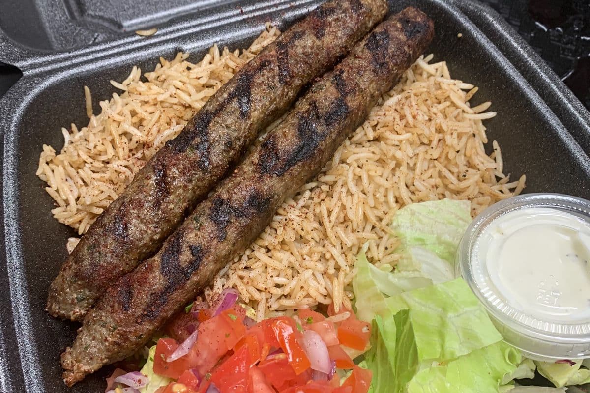 Kofta Kabob plate