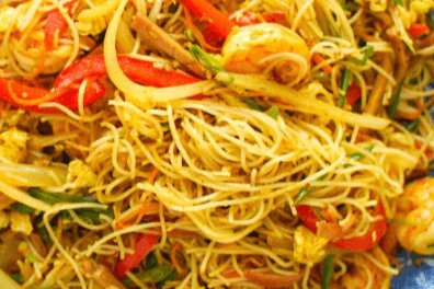 Beef Singapore-Style Fried Vermicelli 牛星米