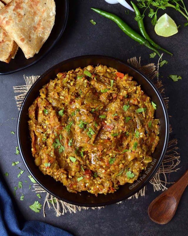 Eggplant Bhartha