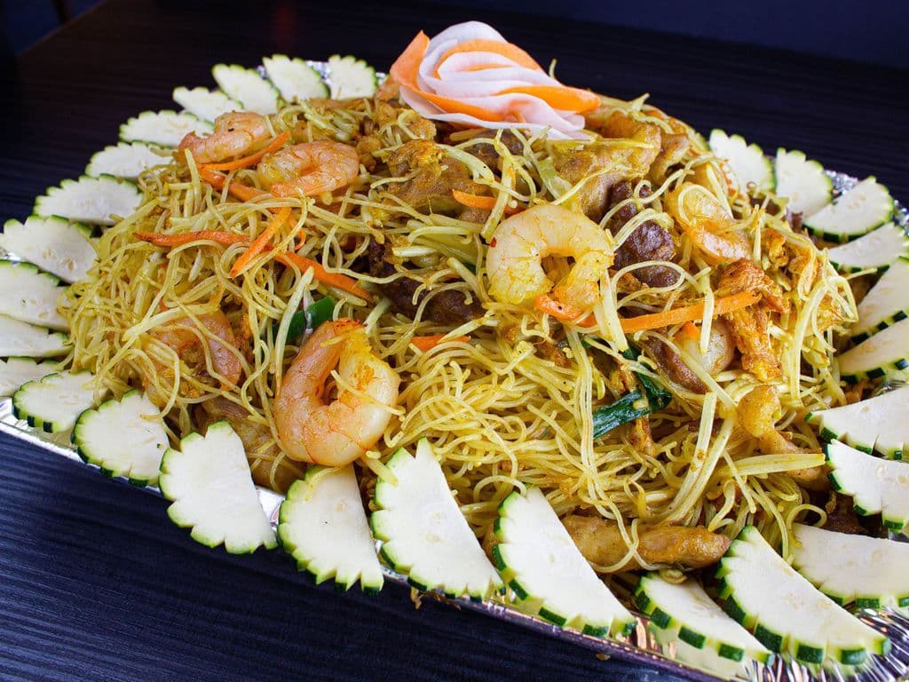 Singapore Style Rice Vermicelli (Spicy)(星炒米粉)