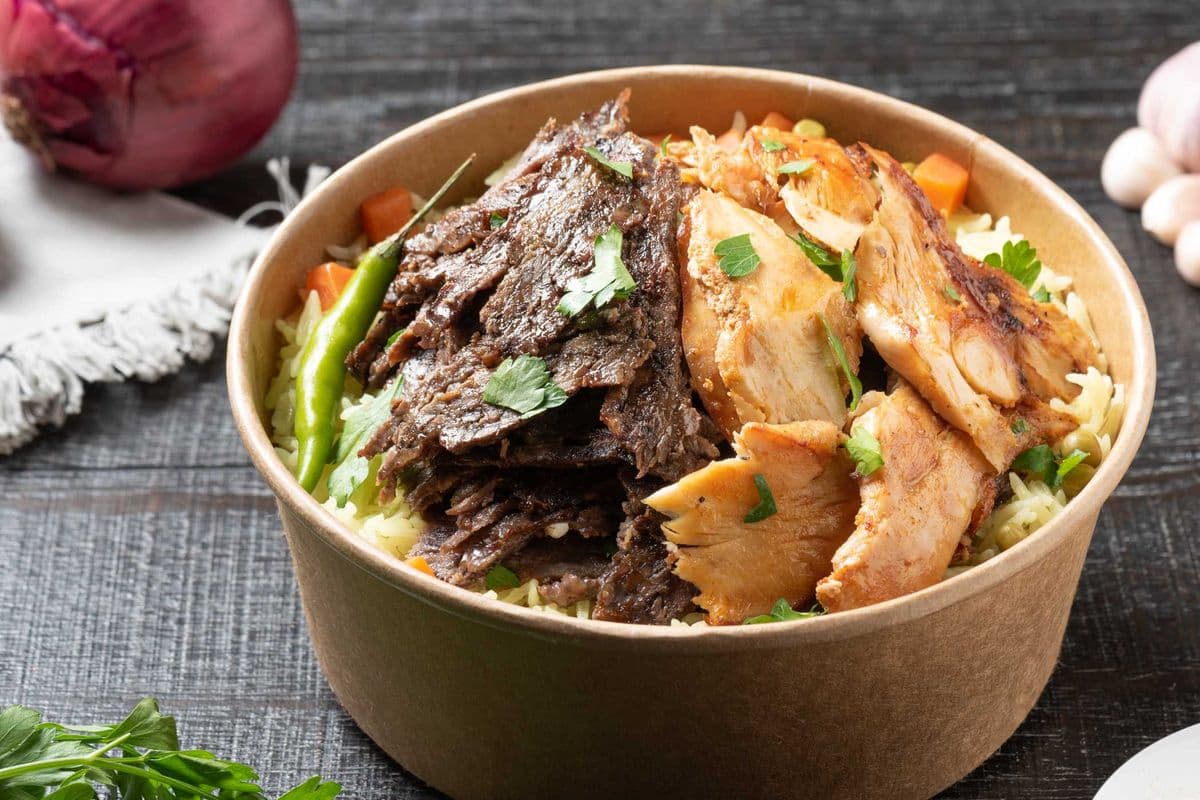 Mixed Shawarma Rice Bowl