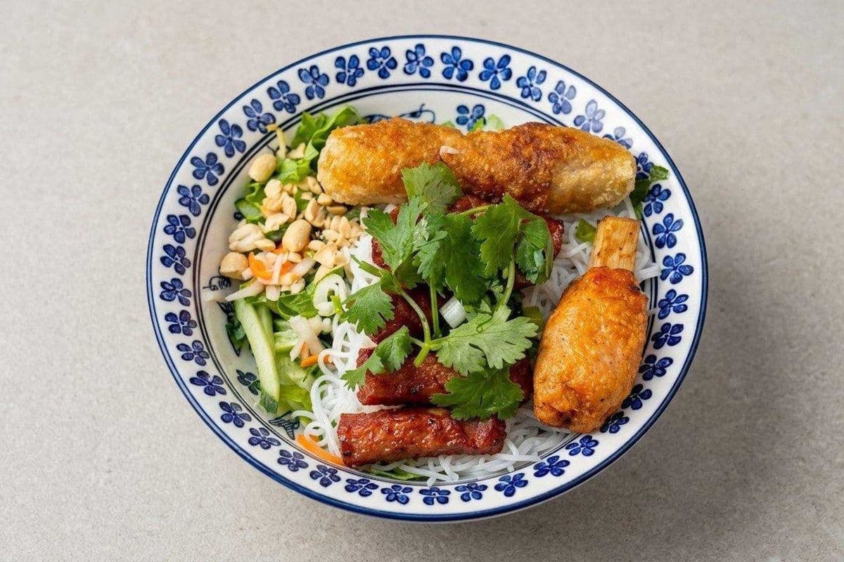 34. Bún Nem Nướng, Chạo Tôm, Chả Giò