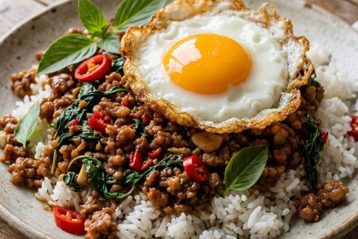 Pad Kra Prao Minced Beef