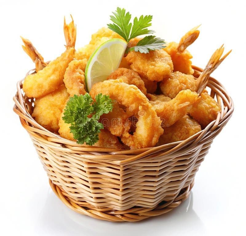 Shrimp in a Basket