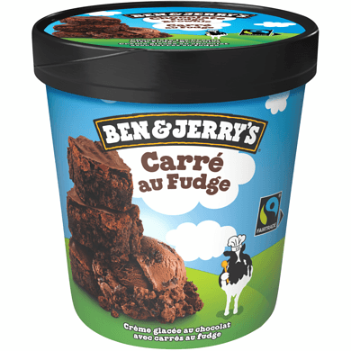 Ben & Jerry Carré au Fudge 473ml/ Chocolate Fudge Brownie 473ml