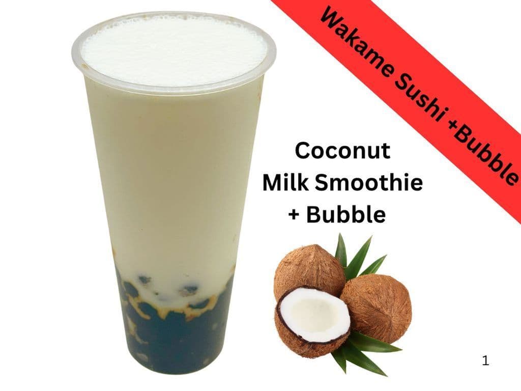 Coconut Smoothie+Bubble
