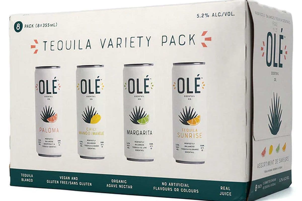 Olé Tequila Cocktail Variety Pack (8 Cans) (8 x 355ml)