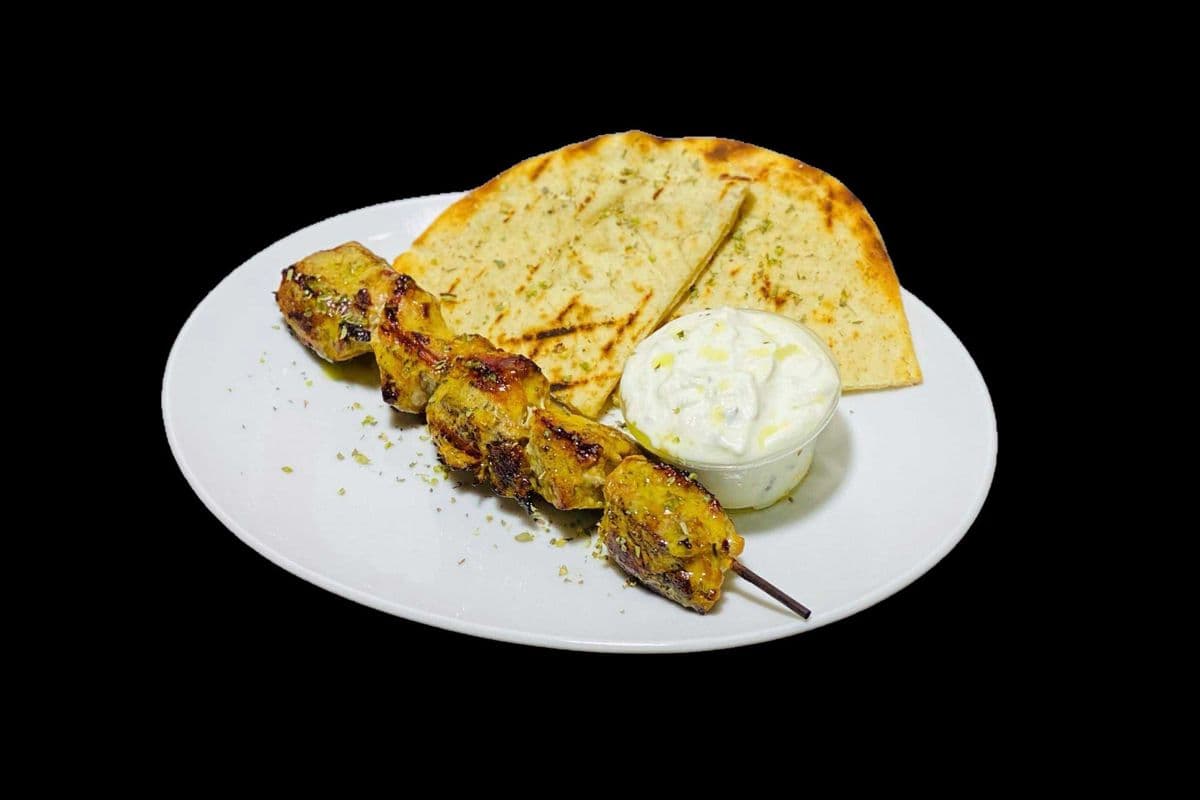 Pork Souvlaki on a Stick
