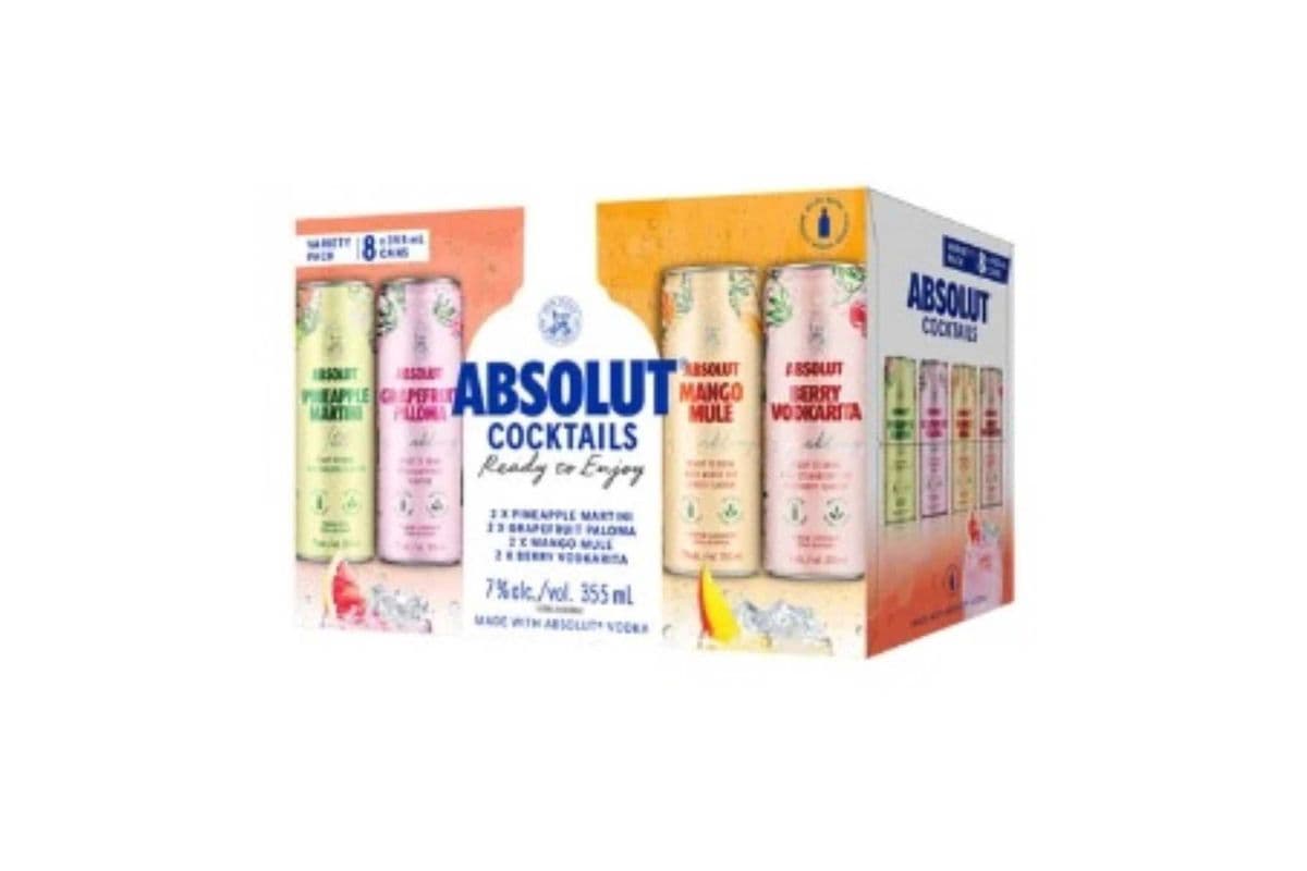 Absolut Cocktails Variety Pack (8 x 500 ml)