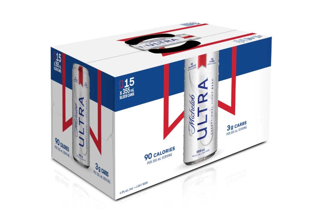 Michelob Ultra 15 Pack Cans (15 x 355ml)