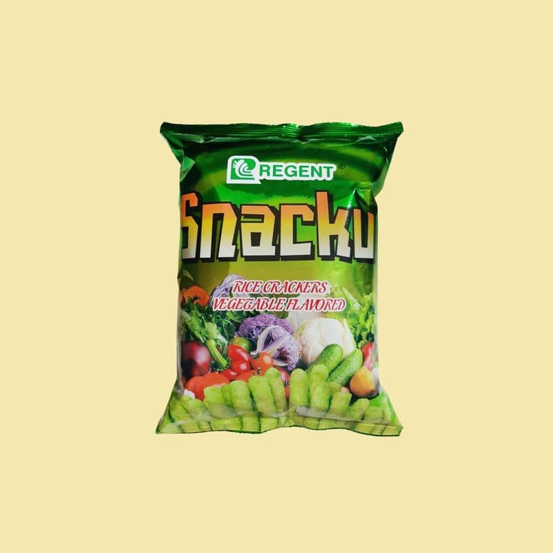 Snacku Rice Crackers Vegetable Flavored 60g - Regent