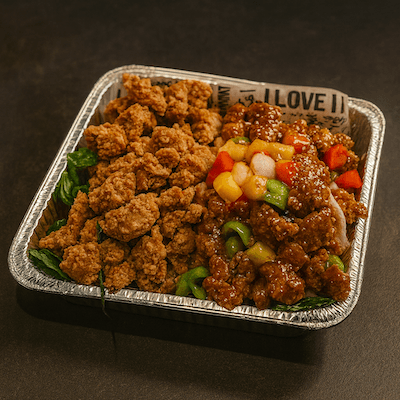 Platter Assorted Chicken A(Salt & Pepper + Sweet & Sour) / 歡樂餐 炸雞雙拼Ａ(原味+糖醋)