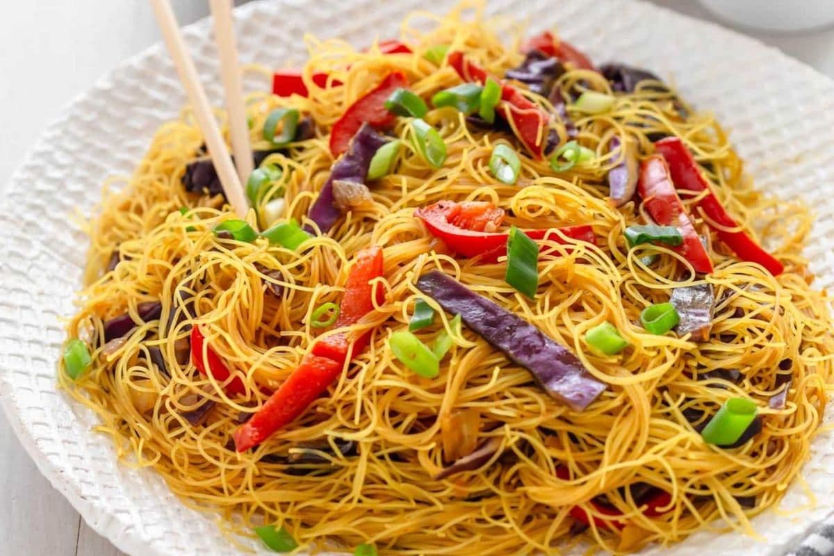 Veg Singapore Rice Noodle