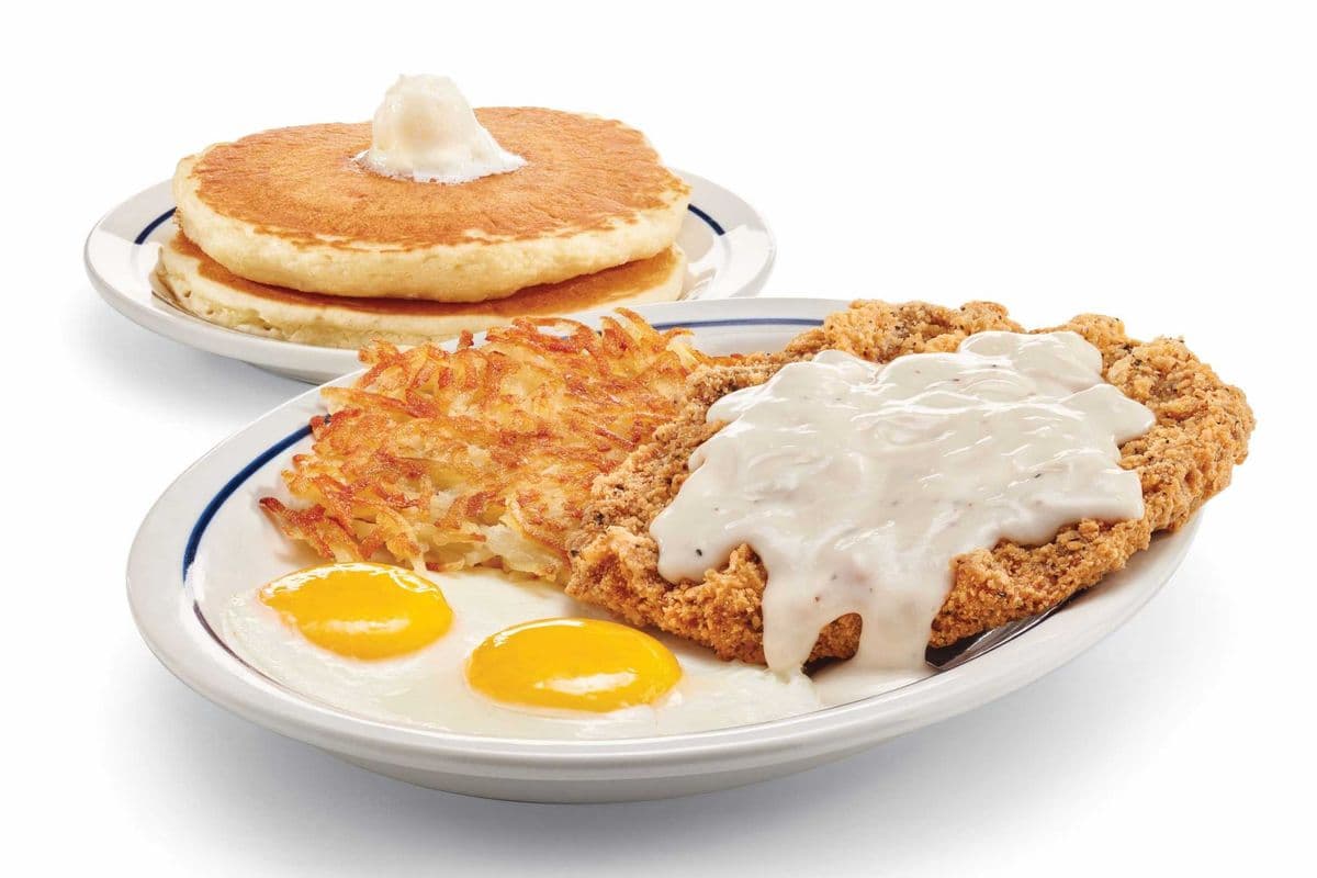 Country Fried Steak and Eggs