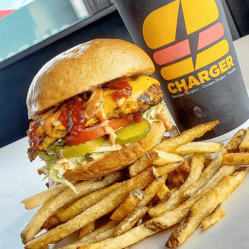 Spicy Tandoori Chicken Burger Combo