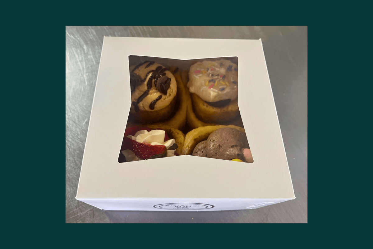 4- Pack Assorted Mini Buns