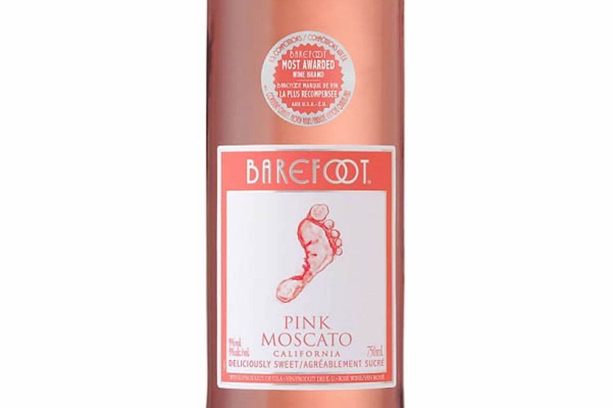 Barefoot Pink Moscato 750ml (1 x 750 ml)