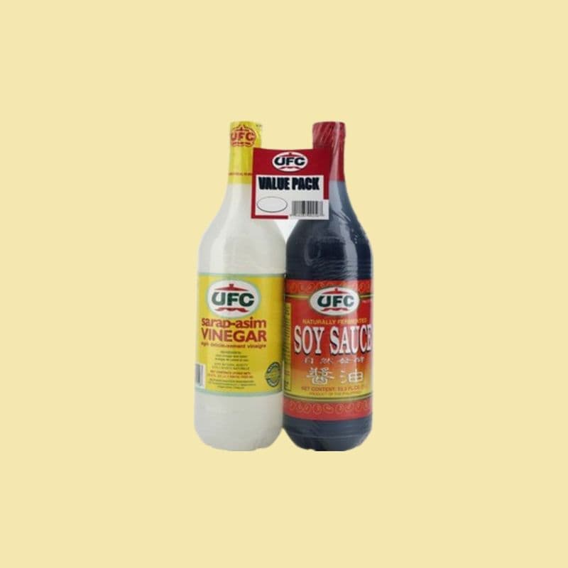 UFC Value Pack (Vinegar + Soy Sauce) 2x1000ml