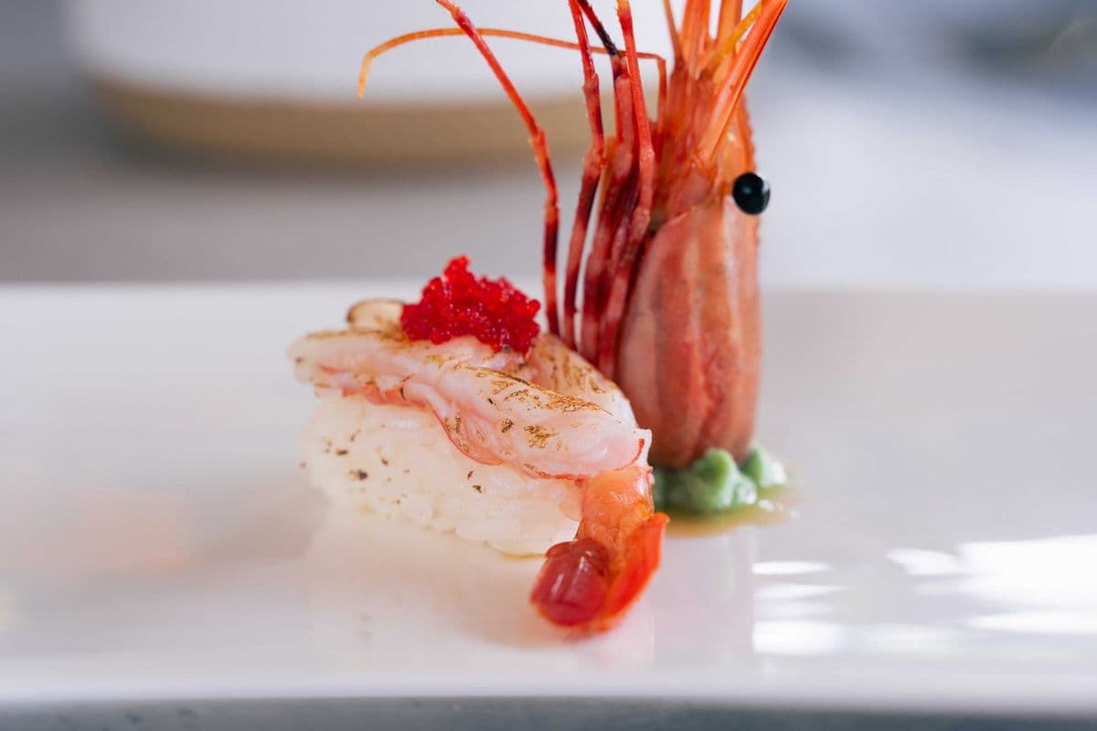 Amaebi Aburi (1 Piece Nigiri)