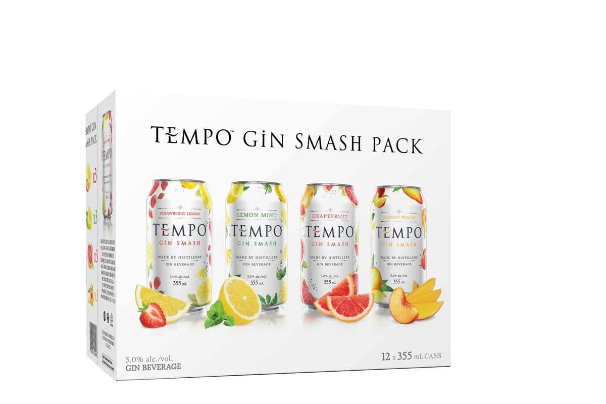 TEMPO GIN SMASH MIX 12 pack (12 x 355ML)