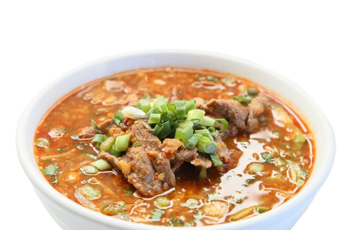 Spicy Beef Satay Soup