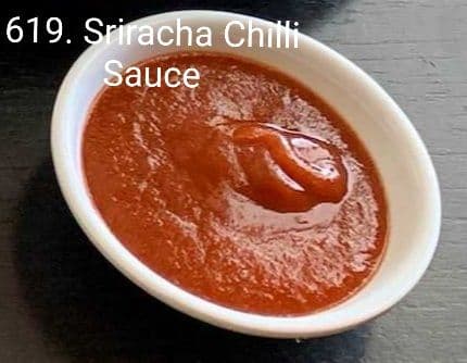 619. Extra Sriracha Chilli sauce