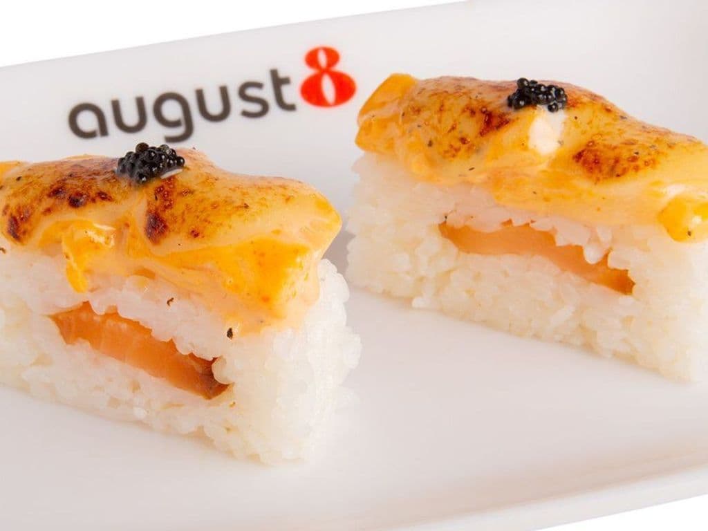 Torched Scallop Oshizushi (8 Pcs)