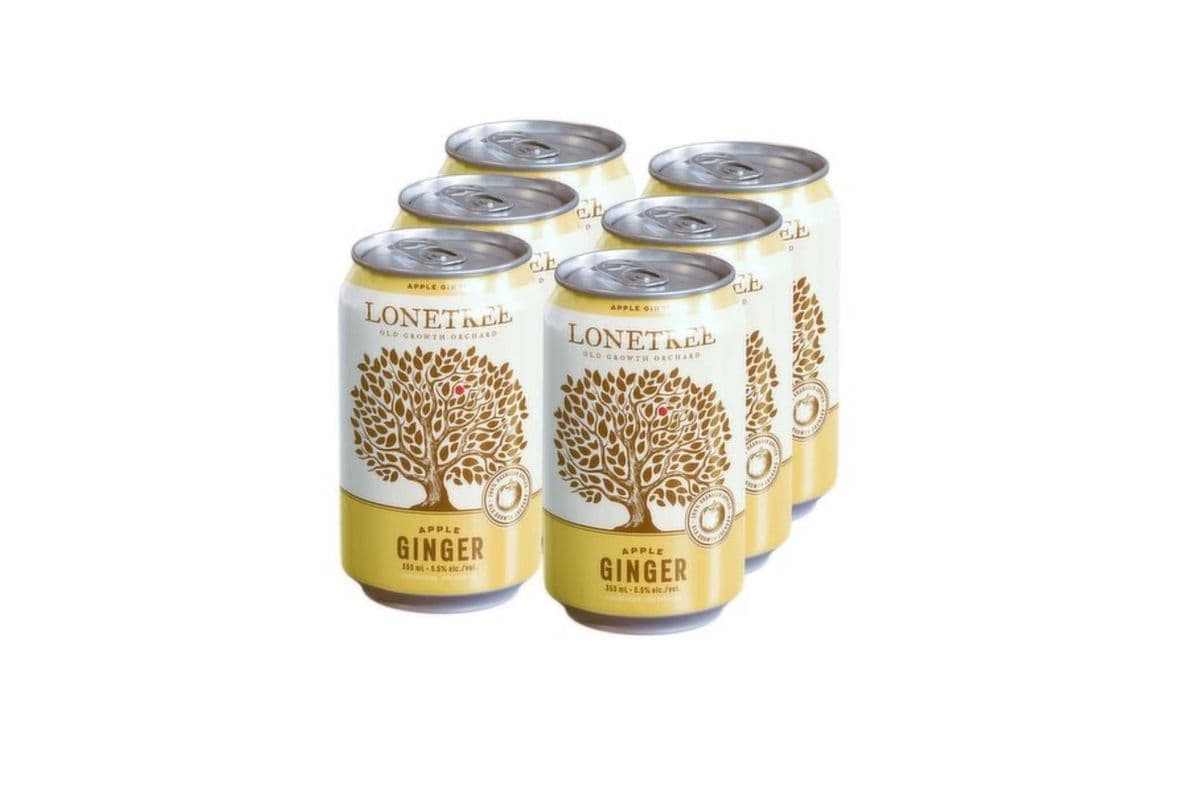 LONETREE GINGER APPLE DRY CIDER (6 x 355ML)
