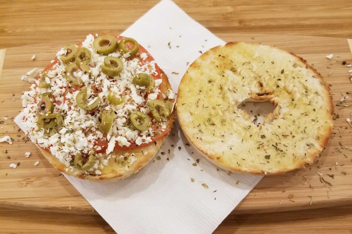 Bagel Greek-Style