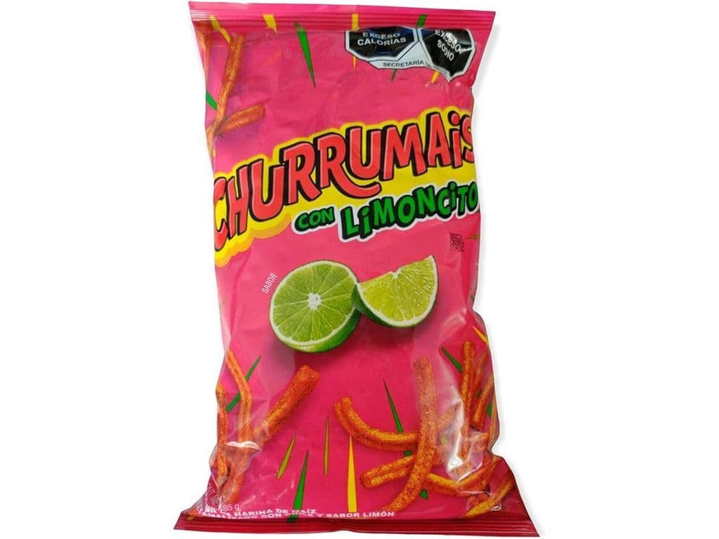 Churrumais Limoncito Mexico 185g Spicy Fried Corn Chips with Hint of Lime