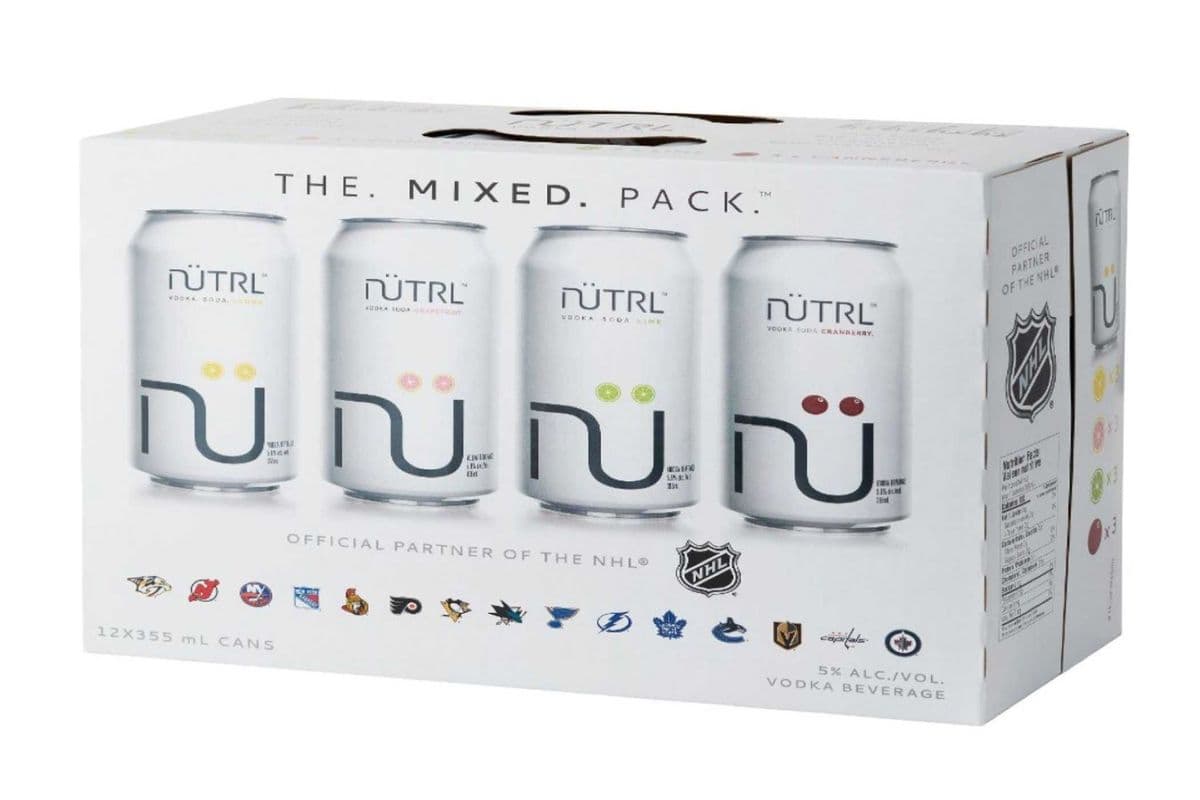 Nutrl Vodka Soda Mixed Pack (12 x 355 ml)