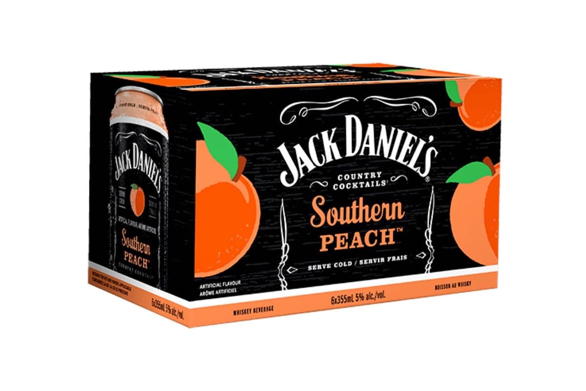 Jack Daniel's Southern Peach (6 x 355mL Cans)