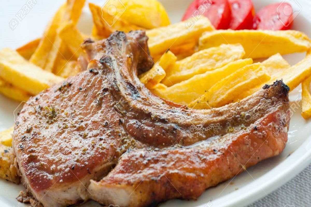 Grilled Veal Chop