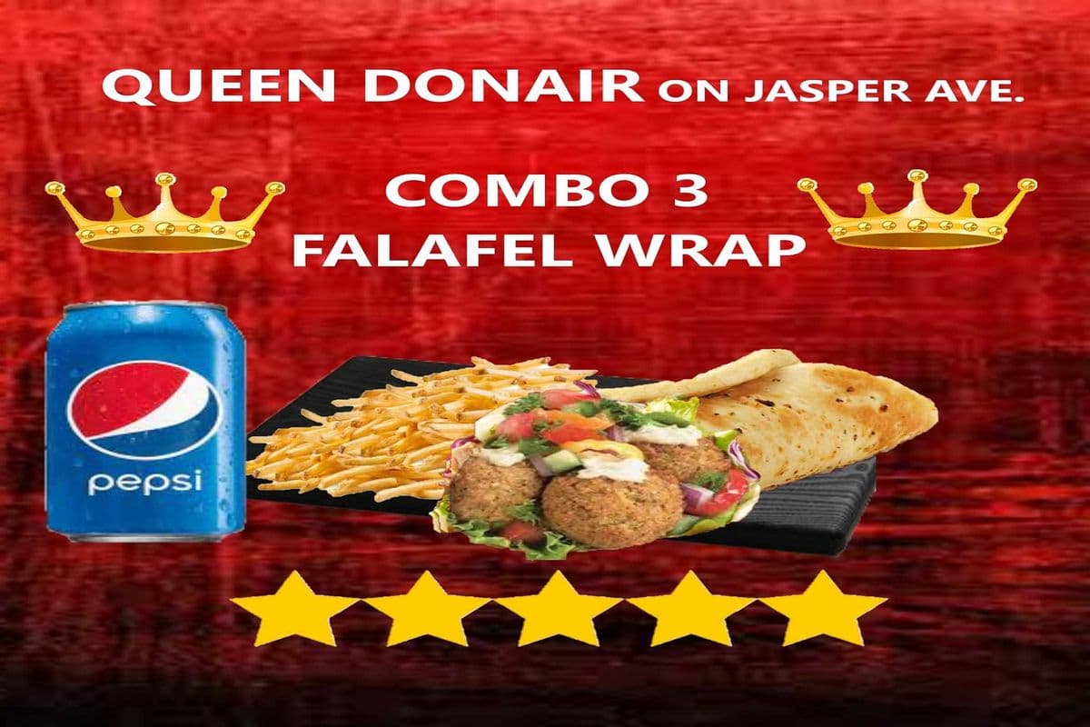 Combo 3 - Falafel Wrap
