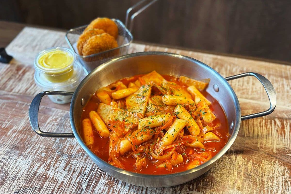 [A] Tteokbokki + Sweet Potato Croquettes or Self-Rice Balls