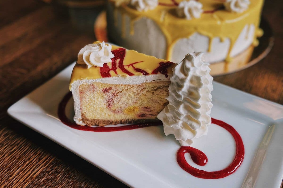 Lemon Raspberry Cheesecake