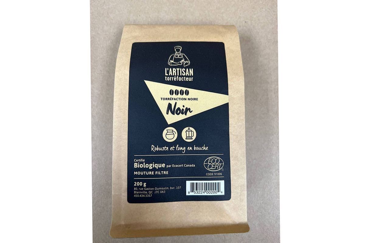 L’Artisan Torréfacteur - Café Biologique Noir (200 g)