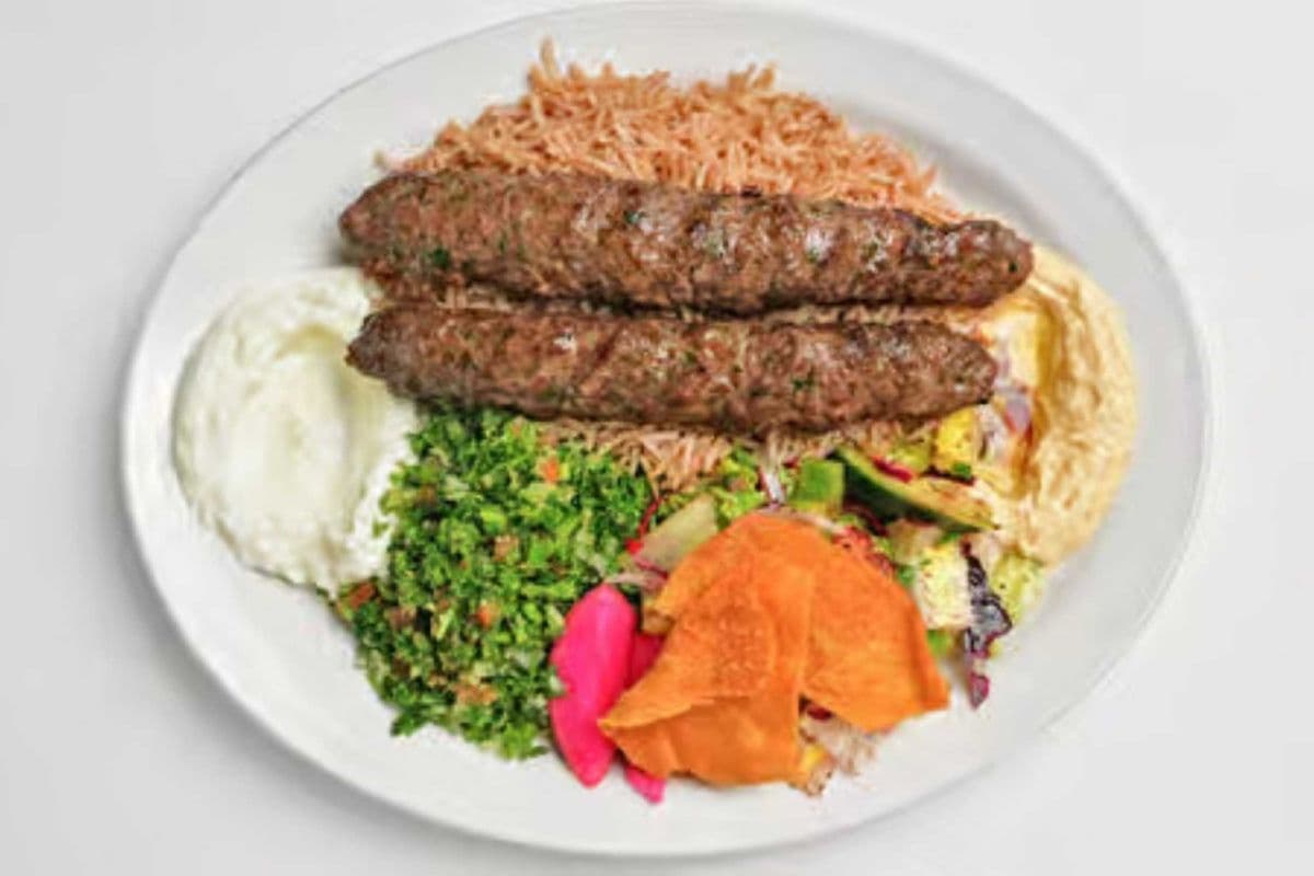 4. Grilled Sheesh Ground Beef Kebab (2 pcs)