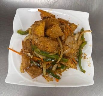 Deep Fried Bean Curd with Spicy Salt / 椒盐豆腐