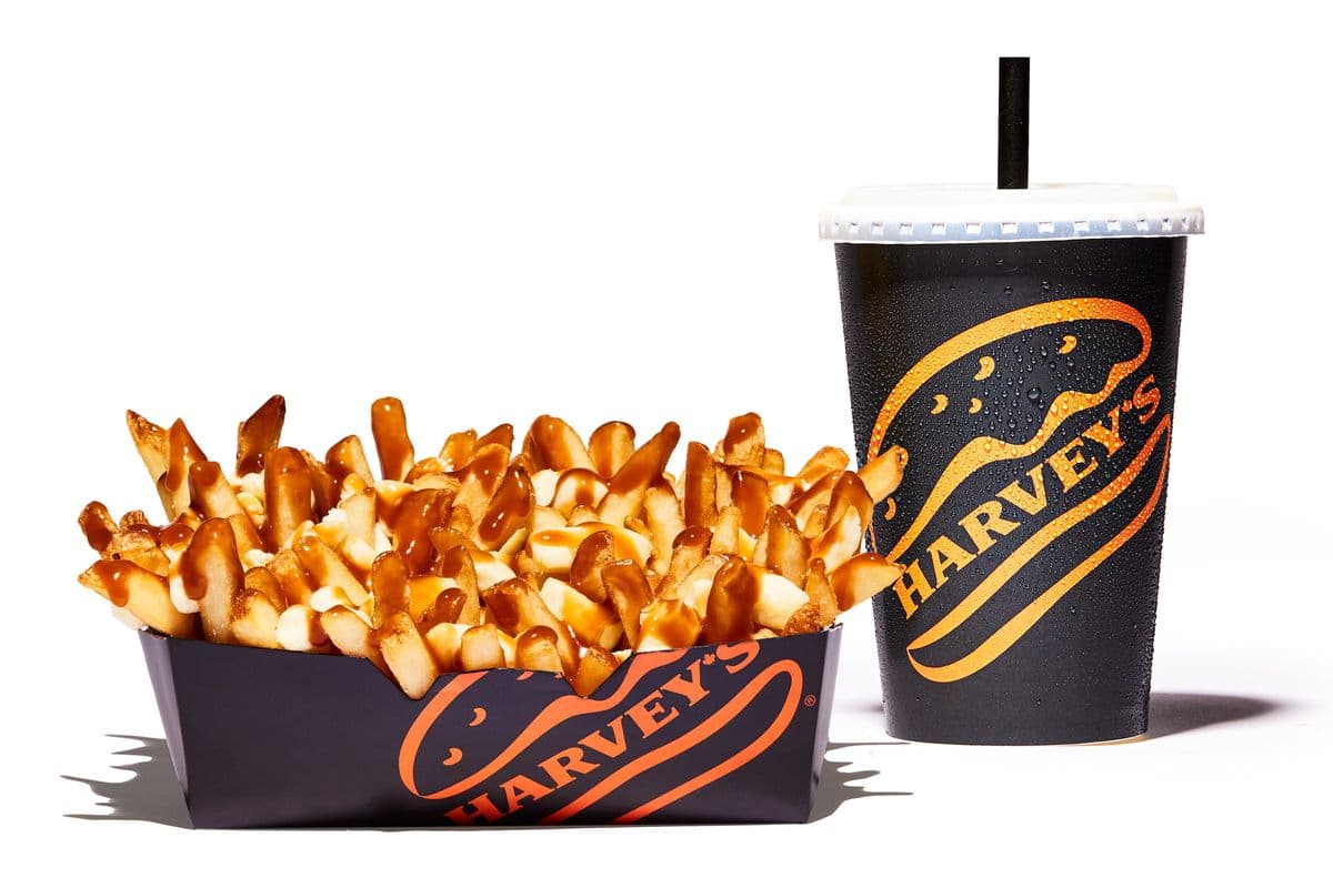 Large Classic Poutine with 20 oz Soft Drink