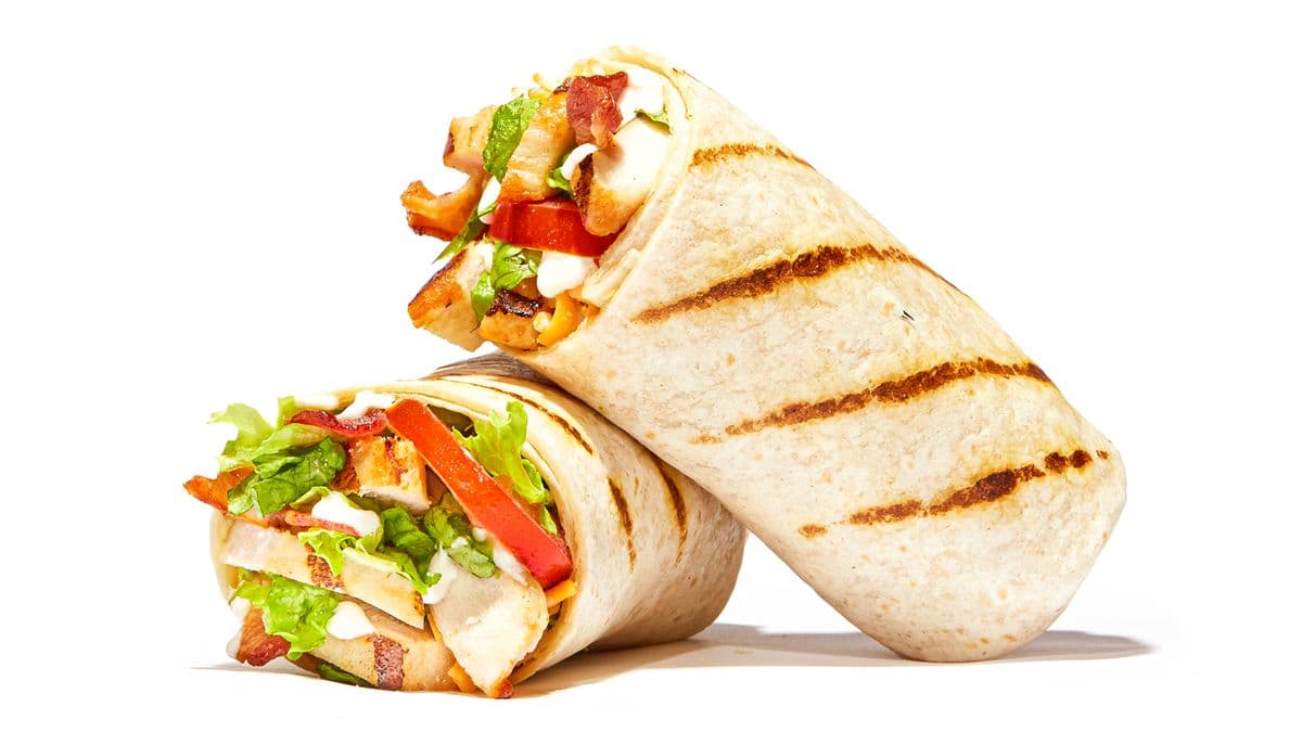 Wrap au poulet grillé