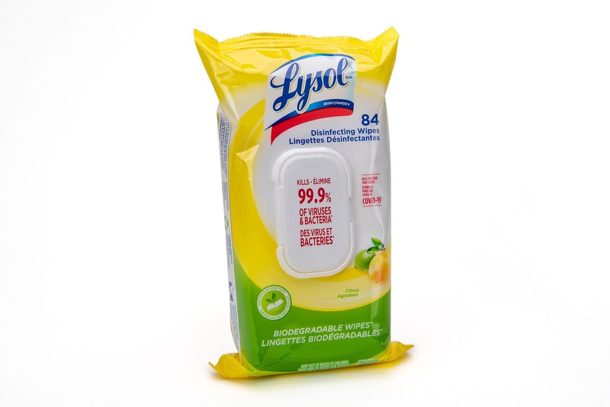 Lysol Disinfecting Wipes with Citrus Scent